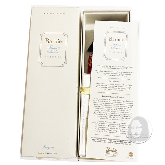 Barbie Silkstone Doll Chinoiserie Red Moon Barbie Fashion Model Collection - Picture 11 of 12